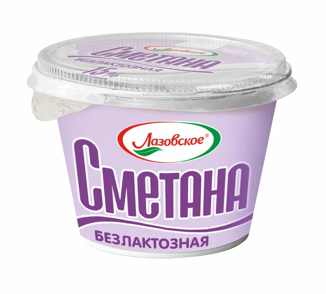 Сметана безлактозная 15%