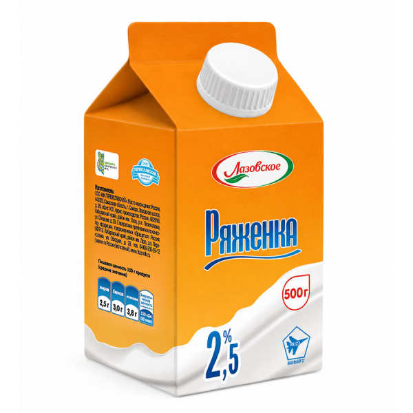 Ряженка 2,5% Ряженка 2,5%